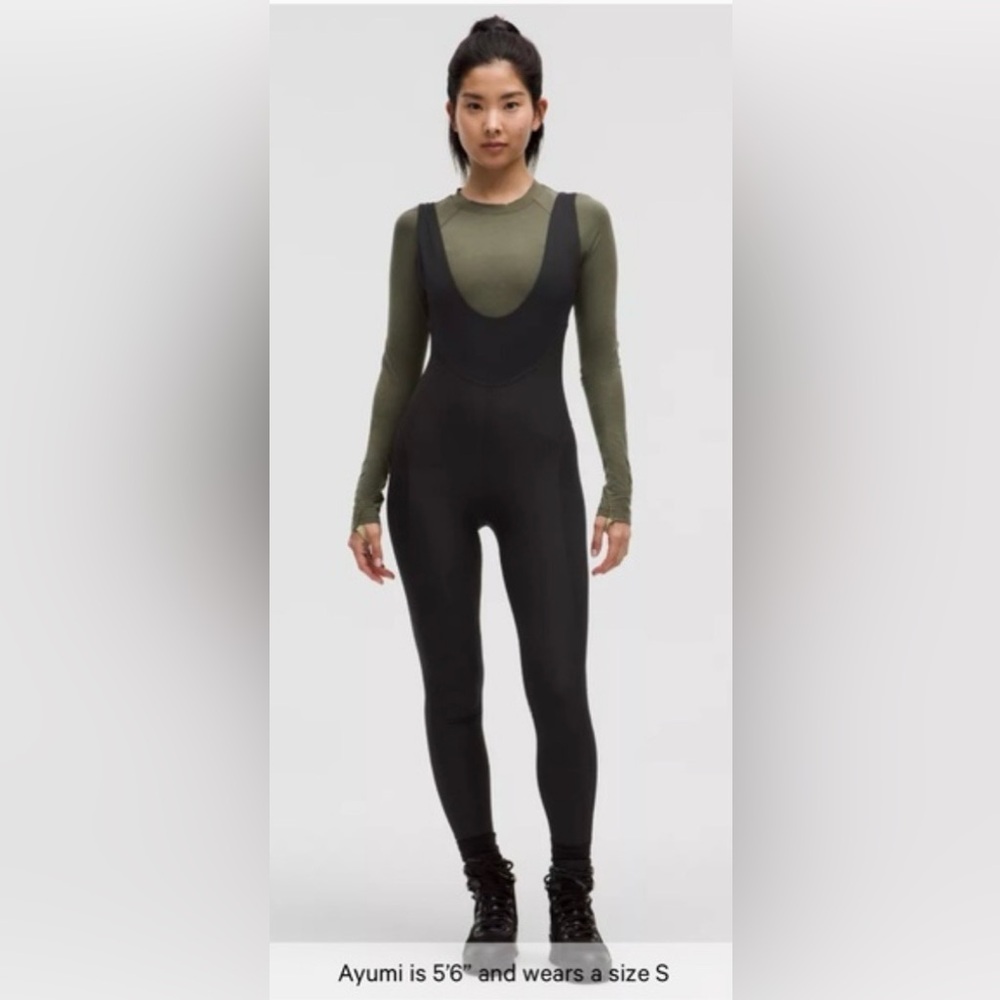 Lululemon Ribbed Nulux Skiing Bodysuit